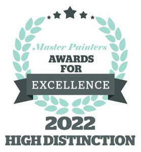 Master Painters Awards For Excellence 2022 High Distinction