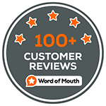 100+ Customer Reviews on Word of Mouth